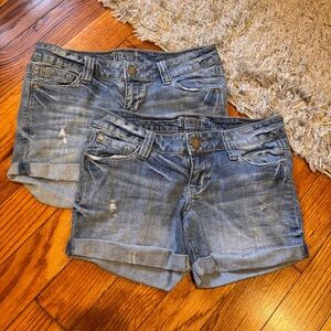 Decree Cuffed Denim Shorts Two Pair for $30 🩵🩵